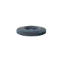 Bouton couture plastique 2 trous chiné, 23 mm, bleu foncé (0066)