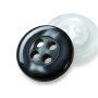 Shirt buttons w.4 sew-on holes mother-of-pearl imi