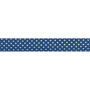 3 m Katoenen biaisband Dots Oaki Doki blauw