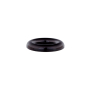 Bouton en plastique 4 trous carnaval, 38 mm, noir