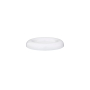 Bouton en plastique 4 trous carnaval, 38 mm, blanc
