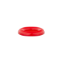 Bouton en plastique 4 trous carnaval, 51 mm, rouge