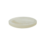 Bouton couture plastique et papier recyclés, 23 mm 4 trous, blanc neige(0014)