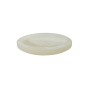 Bouton couture plastique et papier recyclés, 28 mm 4 trous, blanc neige(0014)