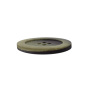 Bouton couture plastique chiné, 25 mm 4 trous, vert (0028)