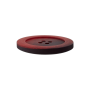 Bouton couture plastique chiné, 25 mm 4 trous, rouge (0501)