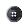 Bouton couture plastique 4 trous, 15 mm, gris-noir