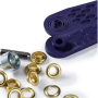 Ringen met schijven MS goudkleurig 5,0 mm