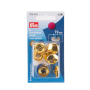 5 boutons à recouvrir Prym, 19 mm, couleur or
