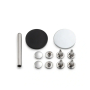 8 rivets tubulaires Prym, 6-9 mm, couleur argent
