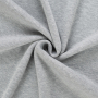 Alpine fleece sweatshirt fabric, light grey melange
