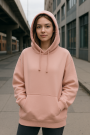 Alpenfleece / Kuschel-Sweatshirt, rosé