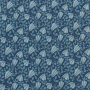 Alpenfleece Flowers, donkerblauw