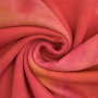 Alpenfleece sweatstof batik, rood