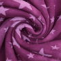 Tissu sweat polaire alpine Batik Tie dye Stars, baie