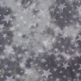 Tissu sweat polaire alpine Batik Tie dye Stars, gris