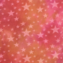 Alpenfleece sweatstof Batik Stars, rood