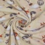Alpenfleece sweat Flying Animals, beige