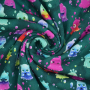 Alpenfleece sweat Funny Drops, petrol