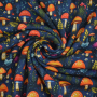 Alpenfleece Happy Mushroom, dunkelblau