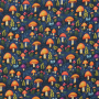 Alpenfleece Happy Mushroom, dunkelblau