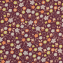 Alpenfleece sweat Pretty Flowers, wijnrood
