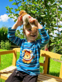 Applikationsvorlage von Lange Hand Löwe Theo, duits