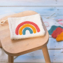 Patch écusson blason à imprimer pdf Arc-en-ciel & nuage von Lange Hand