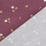 Baby Corduroy Glitter Flowers, berry