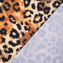 Swimsuit fabric animal print, brown