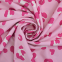 Badpakstof luipaard, roze