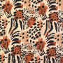 Swimsuit fabric safari, cream