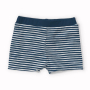 Tissu pour maillot de bain à rayures Stripes, bleu pétrole foncé