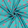 Swimsuit fabric shells, light teal