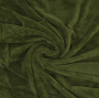 Tissu éponge bambou, vert mousse
