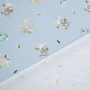 Tissu jersey de bambou Baby Animals, bleu clair