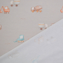 Tissu jersey de bambou Engins de chantier, sable