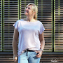 Bamboe jersey uni, licht blauwpaars
