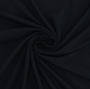 Bamboe jersey uni, zwart