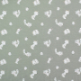 Tissu jersey de bambou Woodland Animals, vert pâle