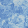 Baumwoll-Cretonne Batikoptik, hellblau