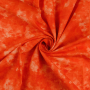 Baumwoll-Cretonne Batikoptik, orange