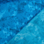 Baumwoll-Cretonne Batikoptik, türkis