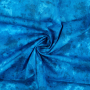 Baumwoll-Cretonne Batikoptik, türkis