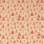 Cretonne katoen Christmas Forest, naturel