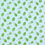 Tissu coton cretonne Roi Grenouille, bleu clair