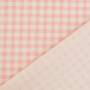 Baumwoll Cretonne kariert, rosa