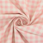 Baumwoll Cretonne kariert, rosa
