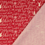 Cretonne katoen chistmas deer, rood