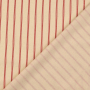 Baumwoll Cretonne Vintage Stripes, rot